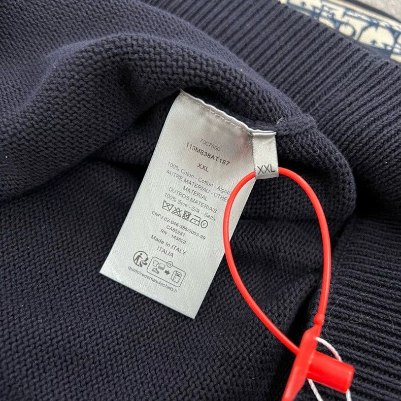 Dior Dior Knitted Sweater with Logo Stripes Size XXL / US 16-18 / IT 52-54 - 6 Thumbnail