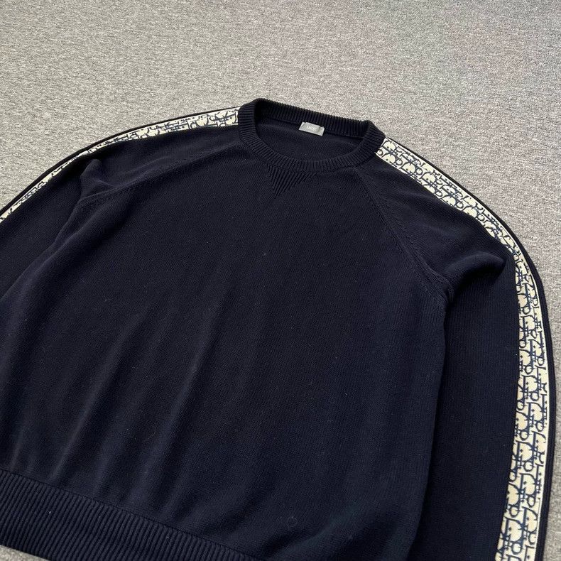 Dior Dior Knitted Sweater with Logo Stripes Size XXL / US 16-18 / IT 52-54 - 3 Thumbnail