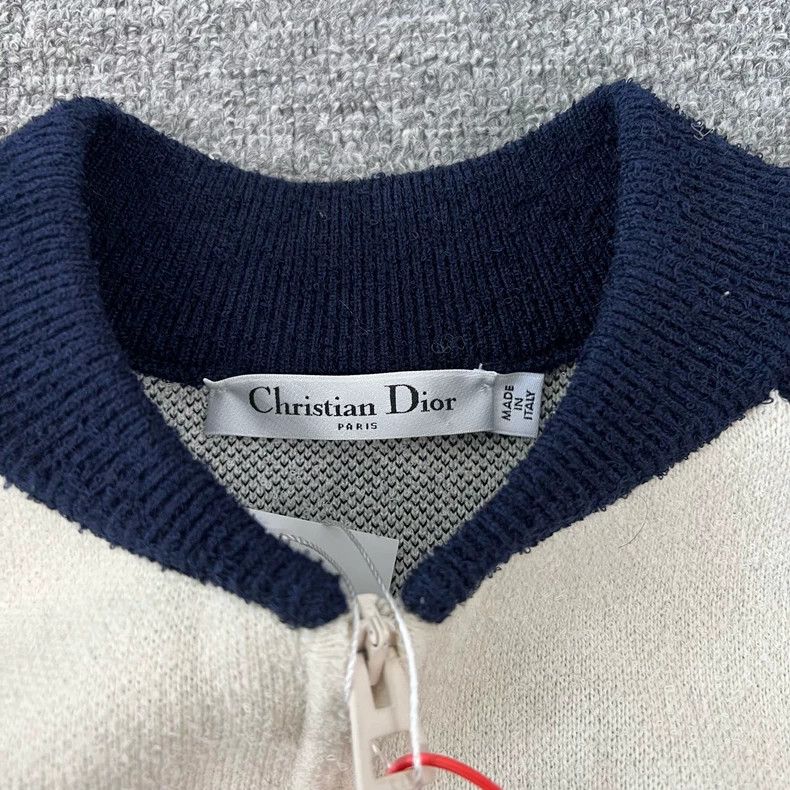 Dior Dior Deep Blue Short Wool Baseball Jacket Size S / US 4 / IT 40 - 6 Thumbnail