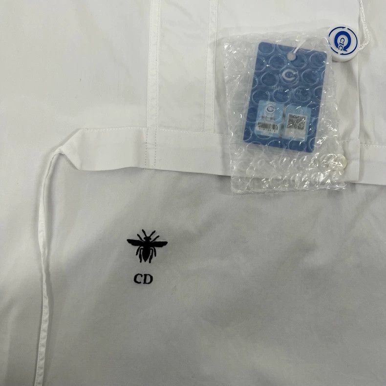 Dior Dior Embroidered White Shirt Dress Size 34 Size XS / US 0-2 / IT 36-38 - 5 Thumbnail