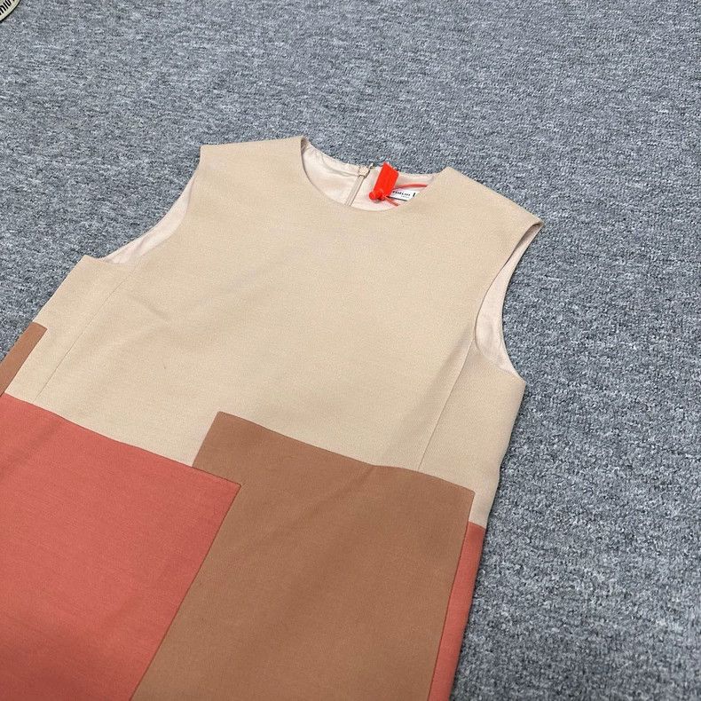 Dior Dior Color Block Sleeveless Dress Size 34 Size XS / US 0-2 / IT 36-38 - 3 Thumbnail