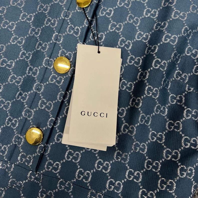 Gucci Gucci Monogram Print Dress with Detachable Collar Size L / US 10 / IT 46 - 4 Thumbnail