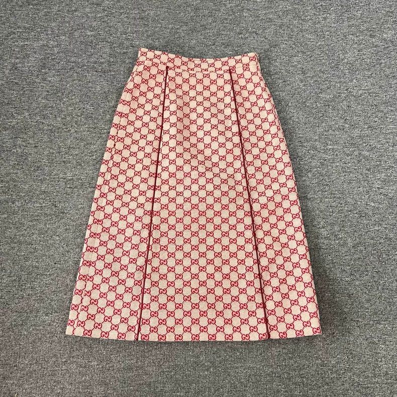 Gucci Gucci Double G Print Skirt, Size 38 Size 38" / US 16 / IT 52 - 2 Thumbnail