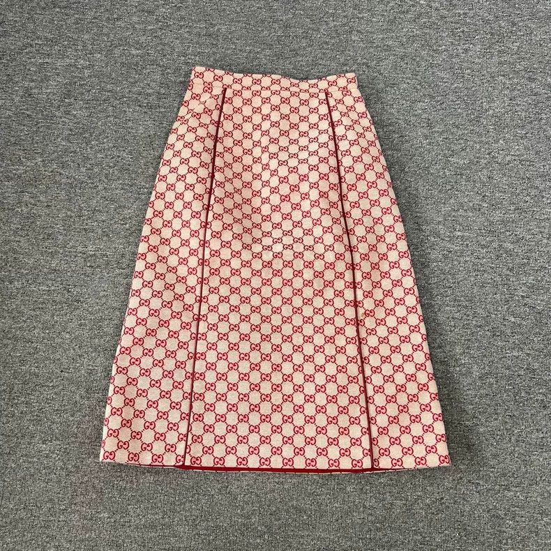 Gucci Gucci Double G Print Skirt, Size 38 Size 38" / US 16 / IT 52 - 3 Thumbnail