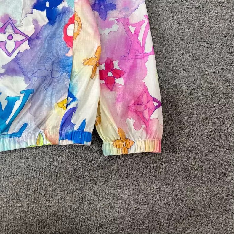 Louis Vuitton Louis Vuitton Colorful Watercolor Windbreaker Jacket Size XL / US 12-14 / IT 48-50 - 5 Thumbnail