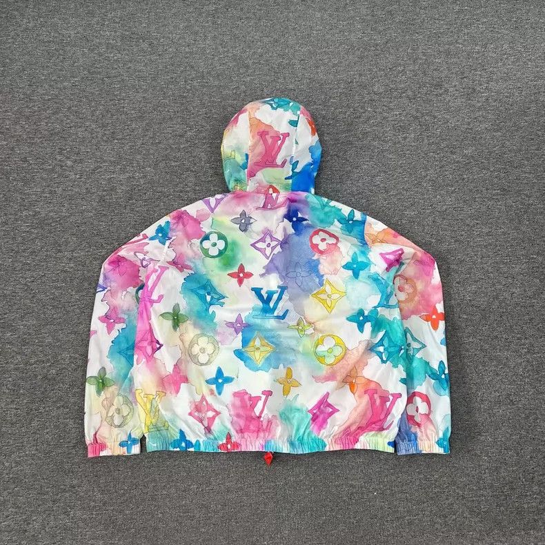 Louis Vuitton Louis Vuitton Colorful Watercolor Windbreaker Jacket Size XL / US 12-14 / IT 48-50 - 2 Thumbnail