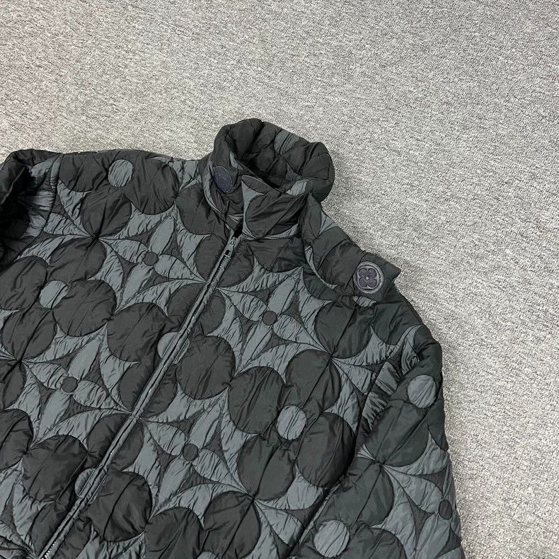 Louis Vuitton Louis Vuitton Black Gray Quilted Jacket Size XL / US 12-14 / IT 48-50 - 4 Thumbnail