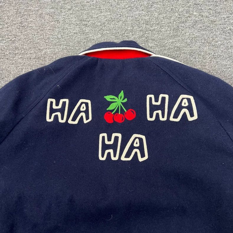 Gucci Gucci Cherry Logo Wool Baseball Jacket Size M / US 6-8 / IT 42-44 - 3 Thumbnail