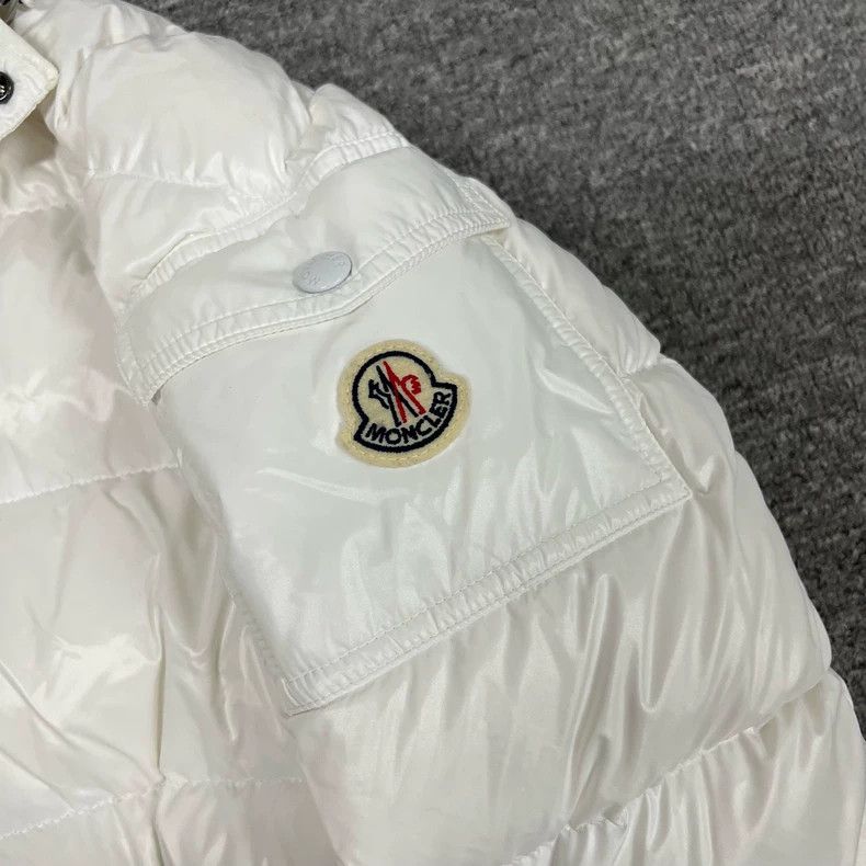Moncler Moncler Maya White Down Jacket Size M / US 6-8 / IT 42-44 - 4 Thumbnail