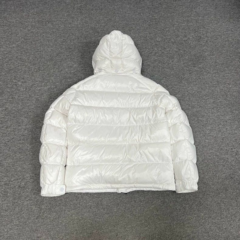 Moncler Moncler Maya White Down Jacket Size M / US 6-8 / IT 42-44 - 2 Thumbnail