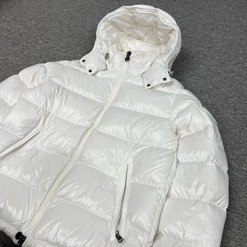 Moncler Moncler Maya White Down Jacket Size M / US 6-8 / IT 42-44 - 3 Thumbnail