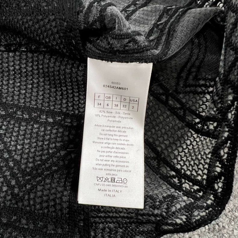 Dior Lace Knit Top in Black by Dior Size XS / US 0-2 / IT 36-38 - 6 Thumbnail