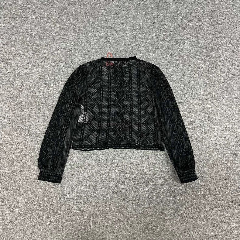 Dior Lace Knit Top in Black by Dior Size XS / US 0-2 / IT 36-38 - 2 Thumbnail