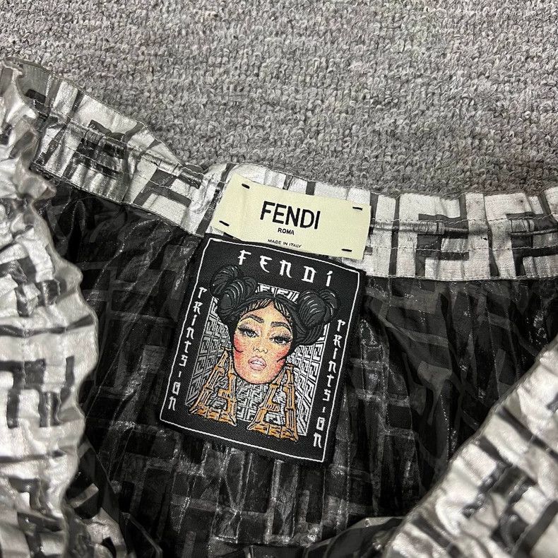 Fendi Fendi Limited Edition Double F Print Skirt Size 38" / US 16 / IT 52 - 4 Thumbnail
