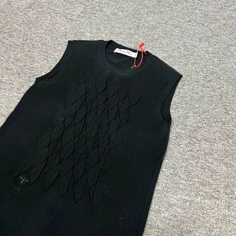 Dior Dior Bee Embroidered Knit Tank Top Size M / US 6-8 / IT 42-44 - 3 Thumbnail