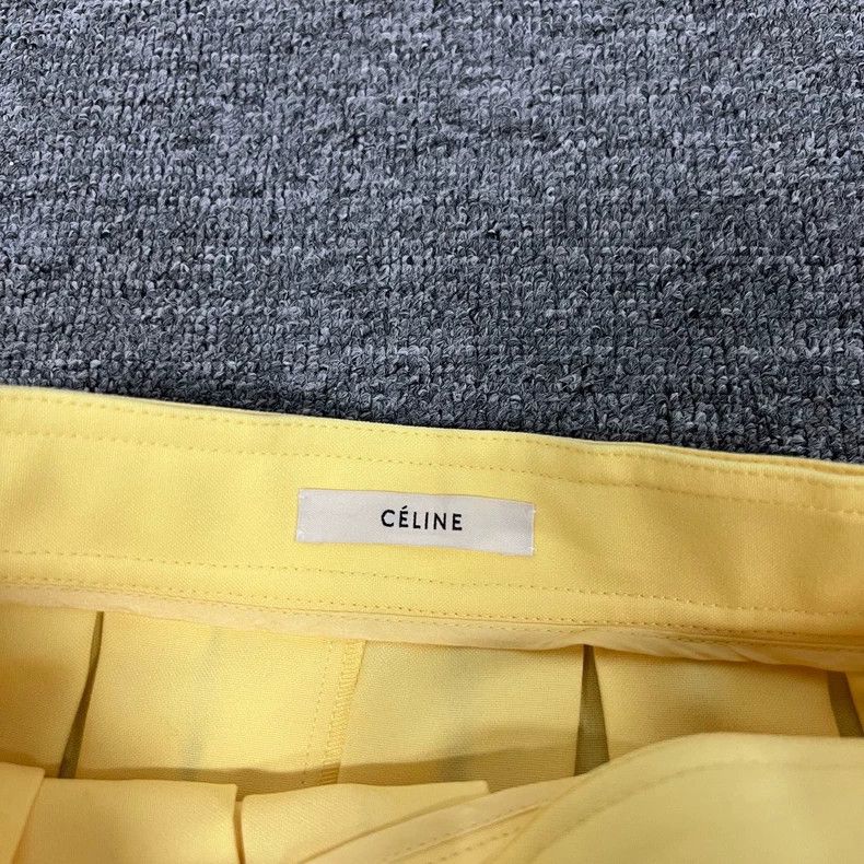 Celine Celine Asymmetrical Pleated Long Skirt Size 34" / US 12 / IT 48 - 4 Thumbnail