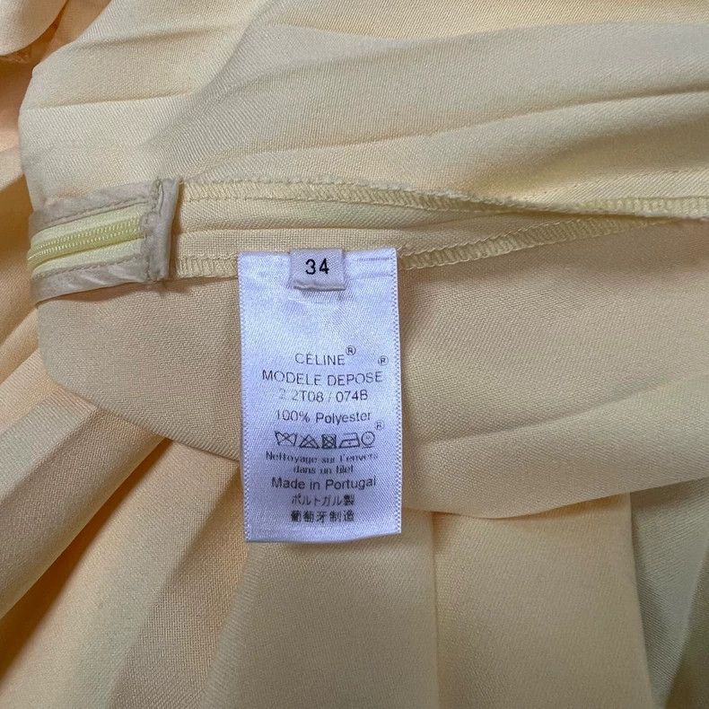 Celine Celine Asymmetrical Pleated Long Skirt Size 34" / US 12 / IT 48 - 5 Thumbnail