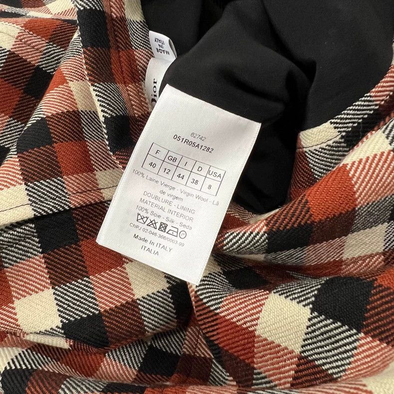 Dior Dior Plaid Dress with Classic Design Size M / US 6-8 / IT 42-44 - 5 Thumbnail