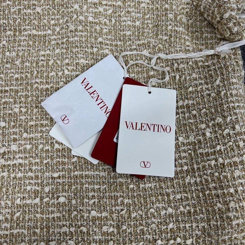 Valentino Valentino Gold Thread Woven Dress Size M / US 6-8 / IT 42-44 - 3 Thumbnail