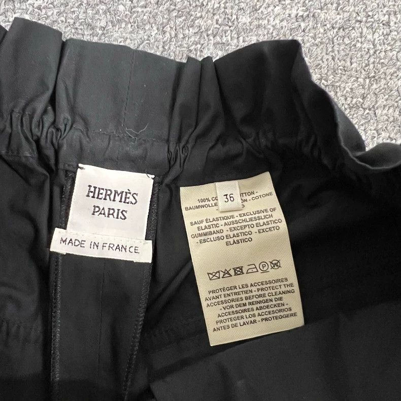 Hermes Hermes Drawstring Sport Shorts in Black Size 36" / US 14 / IT 50 - 3 Thumbnail