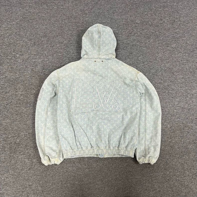 Louis Vuitton Louis Vuitton NBA Collaboration Denim Jacket Size XL / US 12-14 / IT 48-50 - 2 Thumbnail