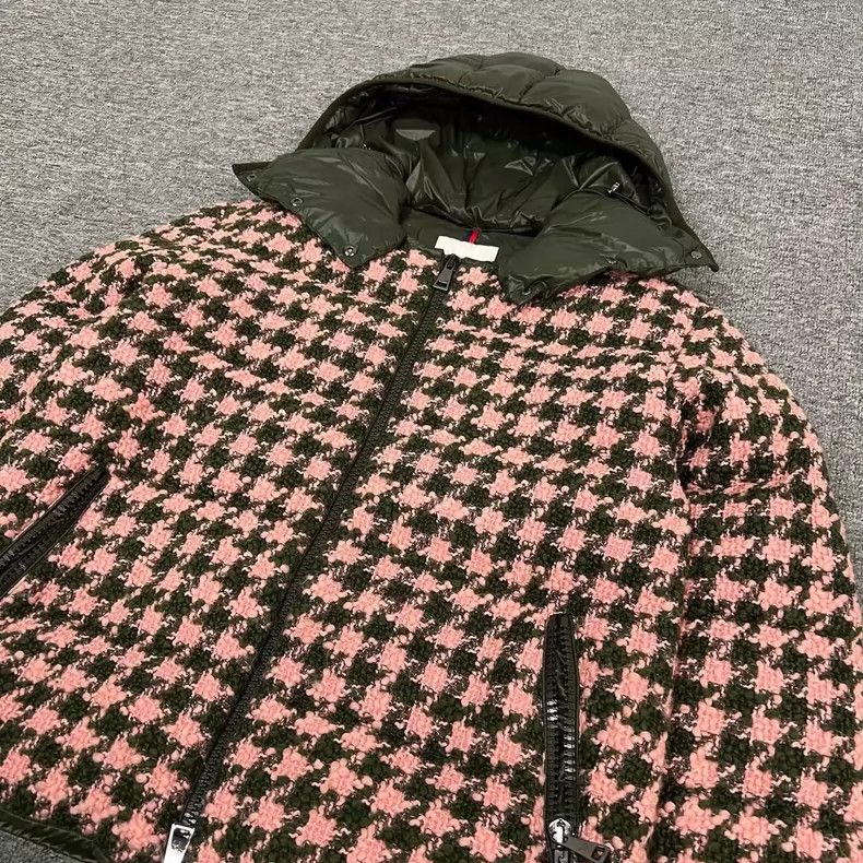 Moncler Moncler Chevril Houndstooth Down Jacket Size M / US 6-8 / IT 42-44 - 4 Thumbnail