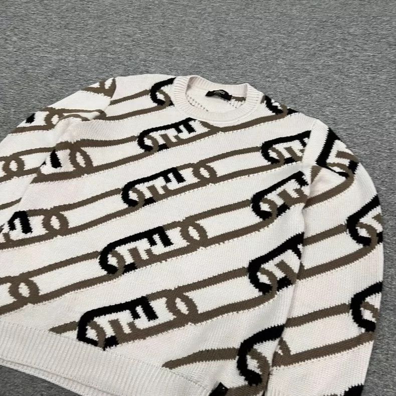 Fendi Fendi Double F Knit Sweater Unisex Size L / US 10 / IT 46 - 3 Thumbnail