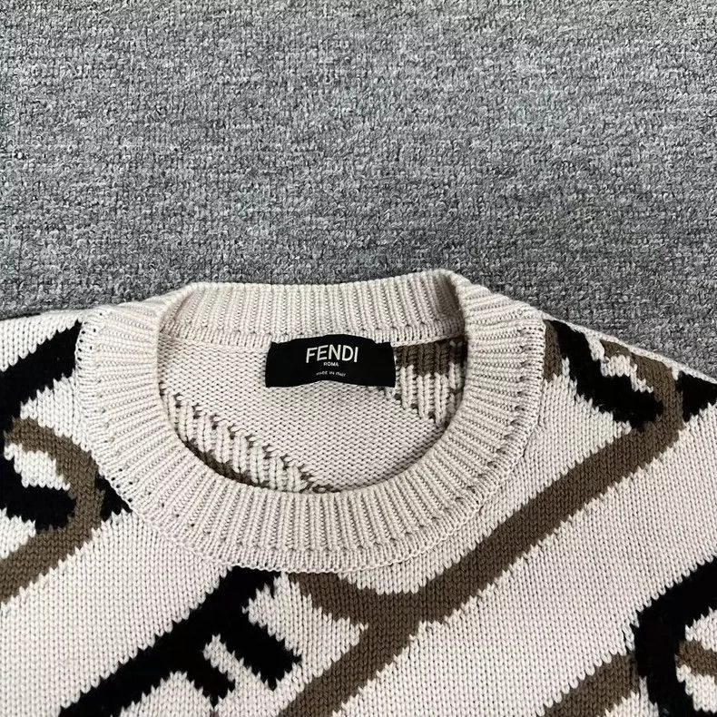 Fendi Fendi Double F Knit Sweater Unisex Size L / US 10 / IT 46 - 5 Thumbnail