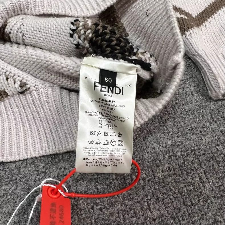 Fendi Fendi Double F Knit Sweater Unisex Size L / US 10 / IT 46 - 6 Thumbnail