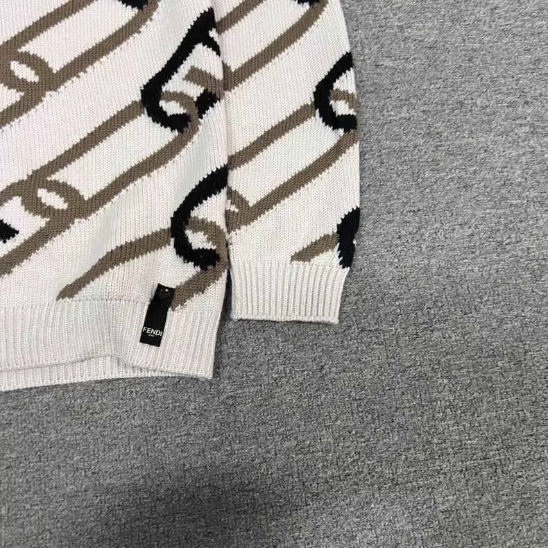 Fendi Fendi Double F Knit Sweater Unisex Size L / US 10 / IT 46 - 4 Thumbnail