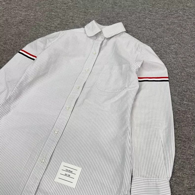 Thom Browne Thom Browne Striped Long Sleeve Shirt Size M / US 6-8 / IT 42-44 - 3 Thumbnail