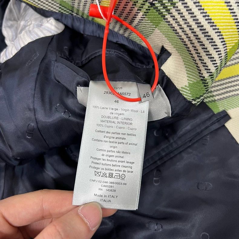 Dior Dior Plaid Jacket Unisex Size 46 Size L / US 10 / IT 46 - 6 Thumbnail