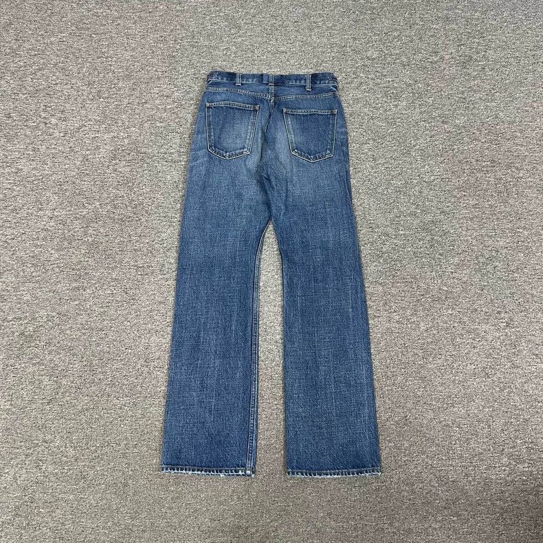 Celine Celine Metal Chain Wide Leg Jeans Size 27 Size 27" / US 4 / IT 40 - 2 Thumbnail