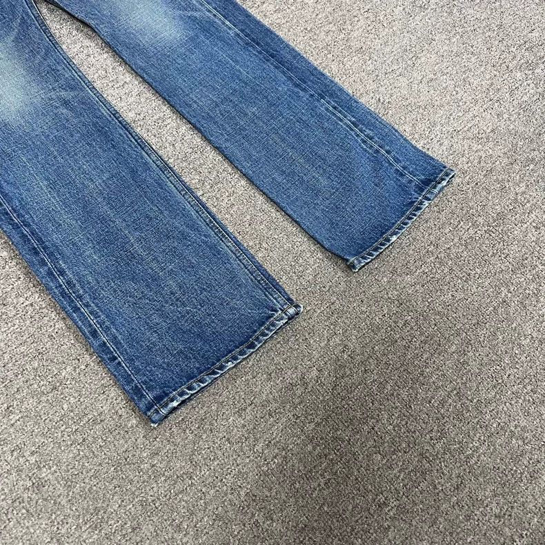 Celine Celine Metal Chain Wide Leg Jeans Size 27 Size 27" / US 4 / IT 40 - 4 Thumbnail