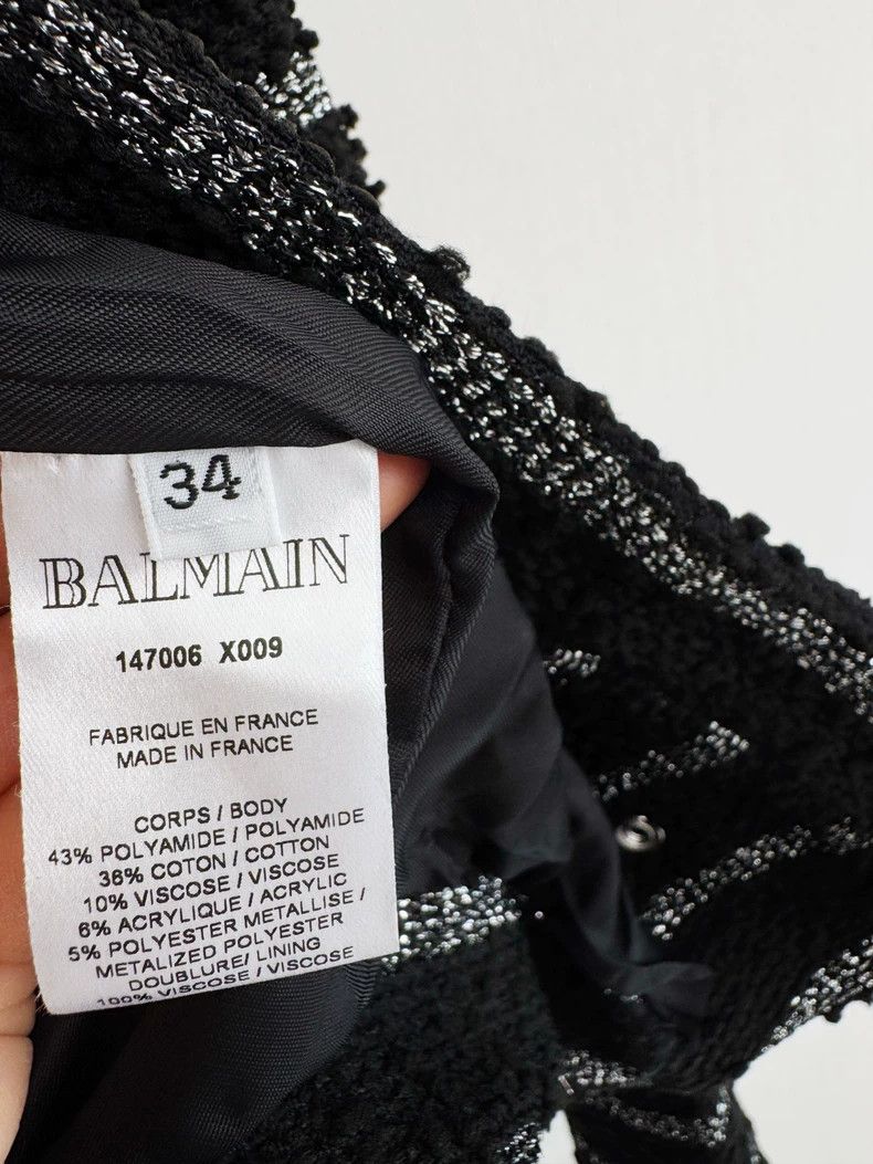 Balmain Balmain Striped Woven Jacket Size 34 Size XS / US 0-2 / IT 36-38 - 4 Thumbnail