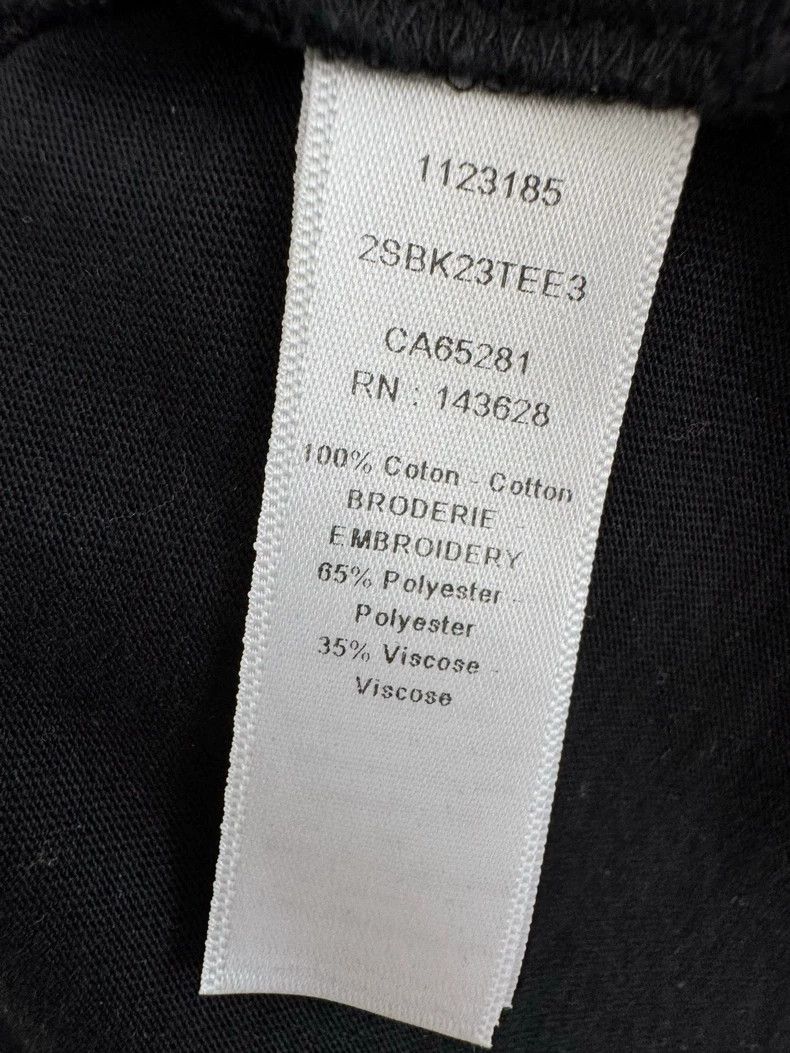 Dior Dior Short Sleeve Top with Logo Size S / US 4 / IT 40 - 2 Thumbnail