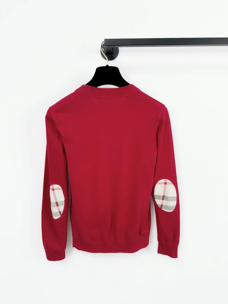 Burberry Burberry Knitted Sweater Red Size XS/S Size XS / US 0-2 / IT 36-38 - 2 Thumbnail