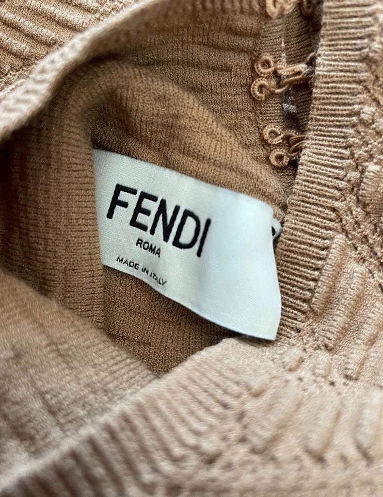 Fendi Fendi Patterned Knit Top Size 40 Size S / US 4 / IT 40 - 3 Thumbnail
