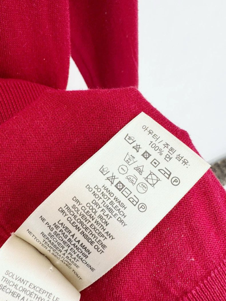 Burberry Burberry Red Knit Cardigan Size M Size M / US 6-8 / IT 42-44 - 5 Thumbnail