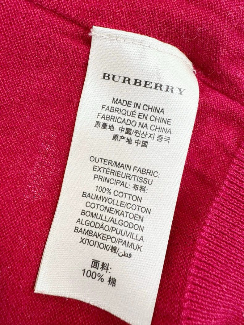 Burberry Burberry Red Knit Cardigan Size M Size M / US 6-8 / IT 42-44 - 4 Thumbnail