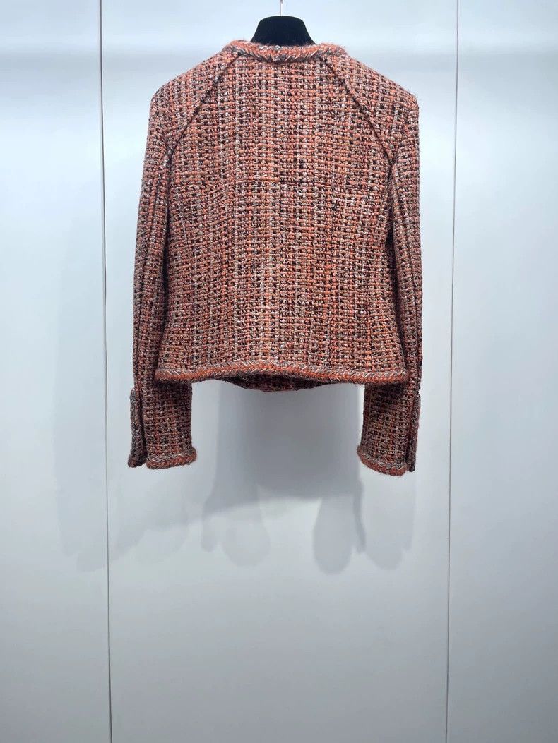 Chanel Chanel Misty Forest Red Jacket Size S / US 4 / IT 40 - 2 Thumbnail