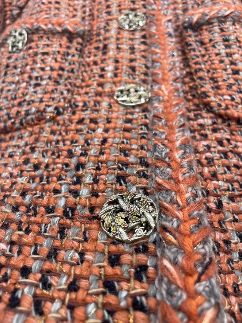 Chanel Chanel Misty Forest Red Jacket Size S / US 4 / IT 40 - 5 Thumbnail