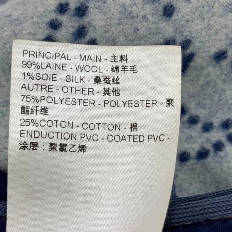 Louis Vuitton Louis Vuitton Blue Logo Wool Hooded Coat Size XS / US 0-2 / IT 36-38 - 6 Thumbnail