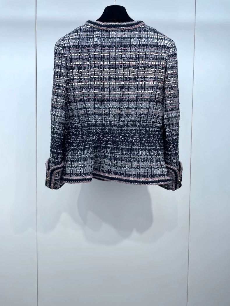 Chanel Chanel Gradient Weave Jacket from Hamburg Collection Size S / US 4 / IT 40 - 2 Thumbnail