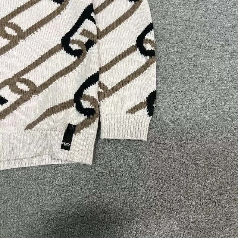 Fendi Fendi Double F Logo Sweater Size XL / US 12-14 / IT 48-50 - 3 Thumbnail