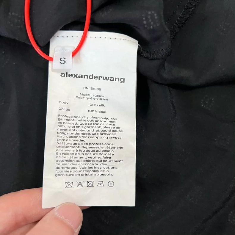 Alexander Wang Alexander Wang Printed Rhinestone Shirt Size S Size S / US 4 / IT 40 - 6 Thumbnail