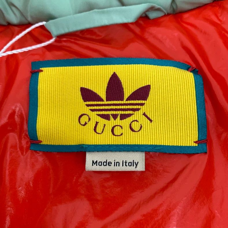 Gucci Gucci x Adidas Green Zip-Up Puffer Jacket Size XS / US 0-2 / IT 36-38 - 5 Thumbnail