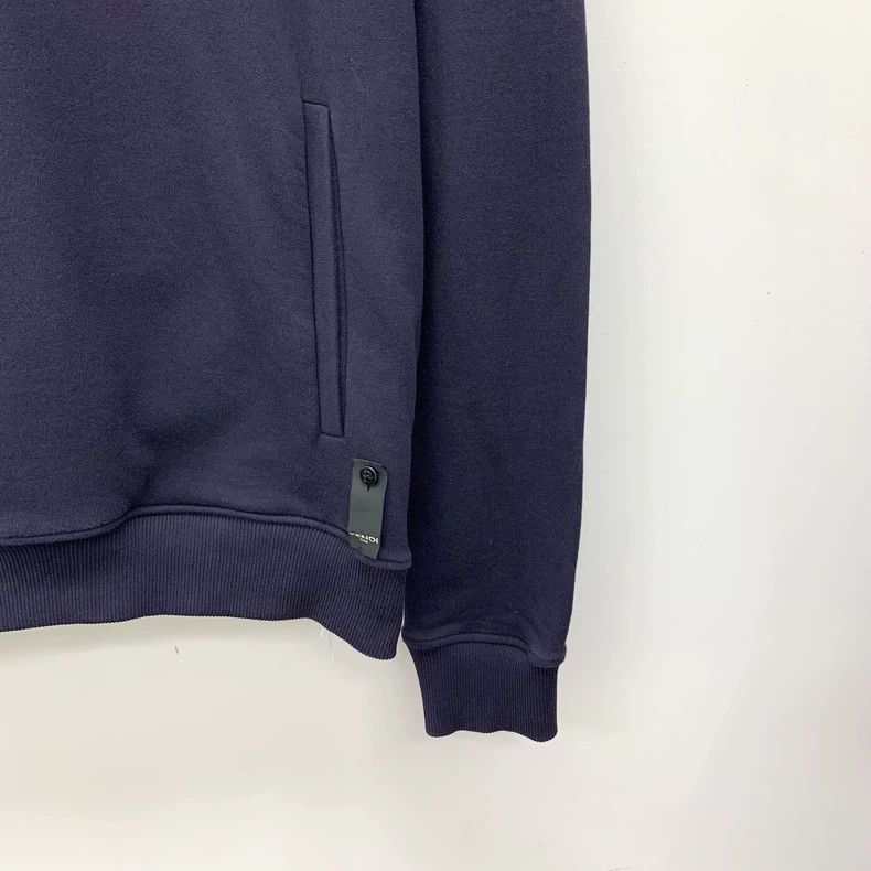 Fendi Fendi Navy Blue Hoodie with Print Size M / US 6-8 / IT 42-44 - 4 Thumbnail