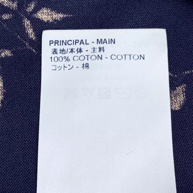 Louis Vuitton Louis Vuitton Blue Logo Print Cotton T-shirt Size M / US 6-8 / IT 42-44 - 7 Thumbnail