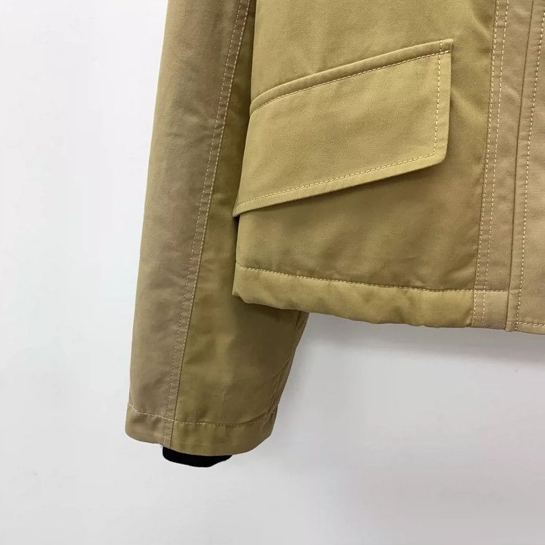 Loewe Loewe Green Hooded Long Sleeve Jacket Size XS / US 0-2 / IT 36-38 - 4 Thumbnail